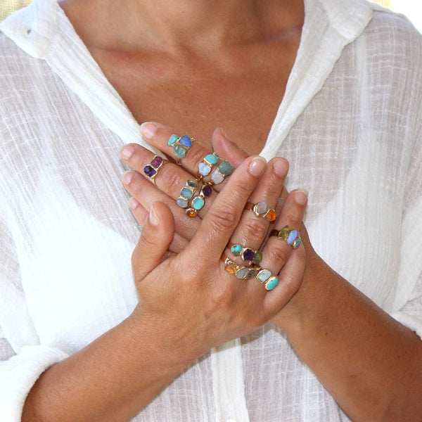 Custom Birthstone Ring.