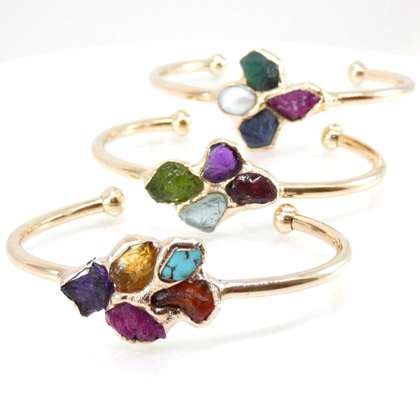 Mom Birthstone Bracelet, Custom Family Birthstone Bracelet.