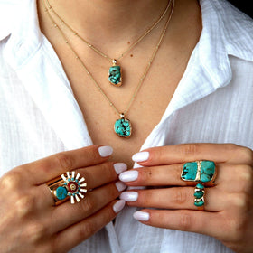 Handmade Turquoise Necklace.