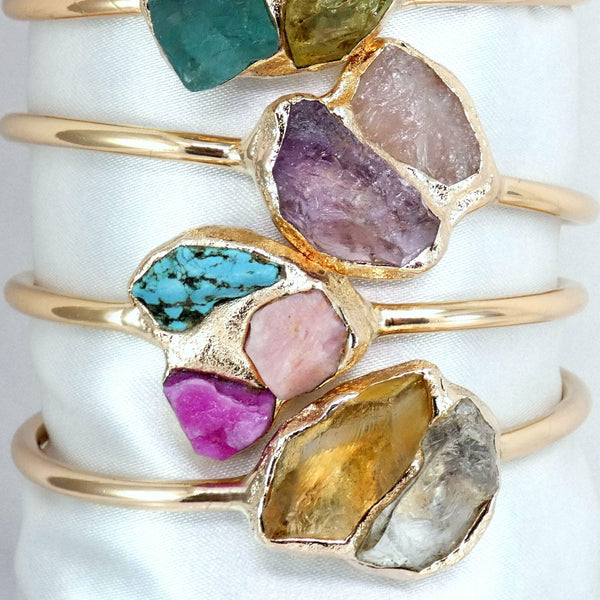 Custom Gemstone Bracelet, Personalized Gift.