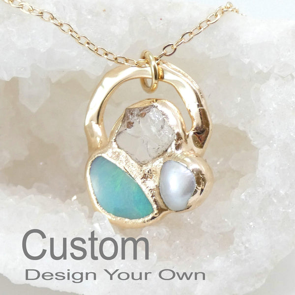 Mothers Meaningful Personalized Necklace.