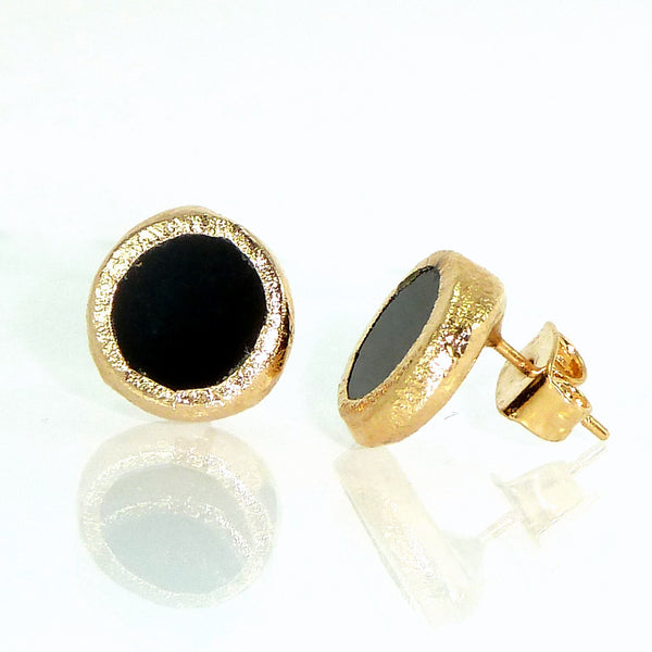 Onyx Stud Earrings.