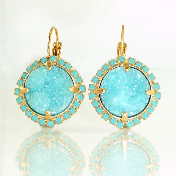 Turquoise Statement Earrings.