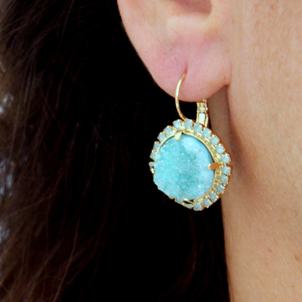 Druzy Earrings.