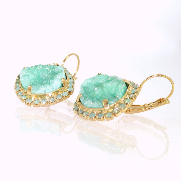 Druzy Earrings.